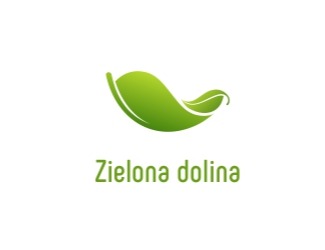 Projekt graficzny logo dla firmy online zielona dolina